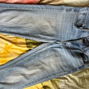 American Eagle Outfitters Light Blue Straight Leg Jeans